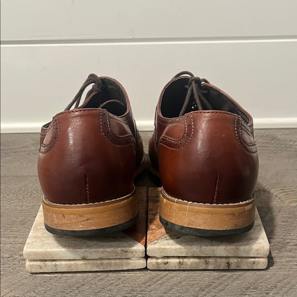Stacy Adams Dunbar Leather Wingtip Oxfords Size 10.5 - Picture 4 of 7